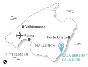 Karte von Mallorca